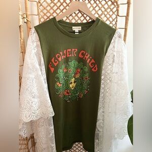 Flower Child Upcycled Poncho